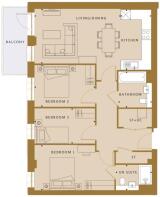 Berg Apartments - Plot 494 Floorplan