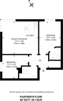 Floorplan area for info only, not for £/sq. ft valuation