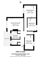 Floorplan area for info only, not for £/sq. ft valuation