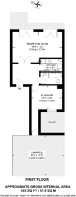 Floorplan area for info only, not for £/sq. ft valuation
