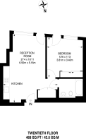 Floorplan area for info only, not for £/sq. ft valuation