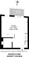 Floorplan area for info only, not for £/sq. ft valuation