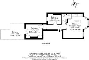 Floor plan - Shirland Road