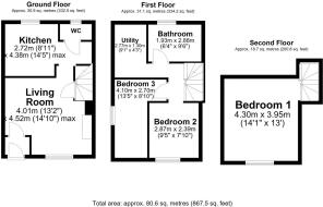 11 Great Ostry, Shepton Mallett - all floors.JPG