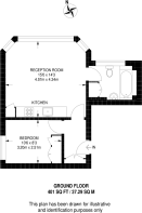 Floorplan area for info only, not for £/sq. ft valuation