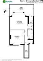Floorplan area for info only, not for £/sq. ft valuation