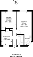 Floorplan area for info only, not for £/sq. ft valuation