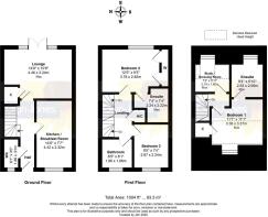 Floorplan - 55 Acacia Crescent Angmering BN16 4QA.