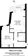 Floorplan area for info only, not for £/sq. ft valuation