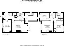 FLOOR PLAN for 63 Victoria Road Bicester, OX26 6PH
