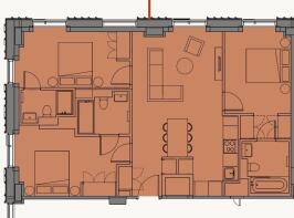 Vita Living Circle Square - Floorplan - 3-Bed (317