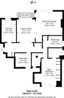 Floorplan area for info only, not for Â£/sq. ft valuation