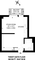 Floorplan area for info only, not for £/sq. ft valuation