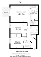 Floorplan area for info only, not for £/sq. ft valuation