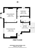 Floorplan area for info only, not for £/sq. ft valuation