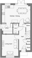 Dandara - Hawthorn Grove - The Wotton, Home 2 floorplan