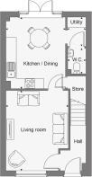 Dandara - Golwg Gwendraeth - The Thaw, Home 97 floorplan