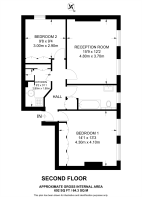 Floorplan area for info only, not for £/sq. ft valuation