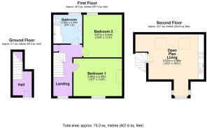 Flat 2, 2 Eign Road, Hereford - all floors.JPG