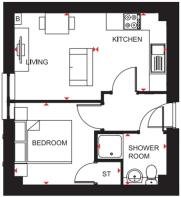 Bryon apartment floorplan