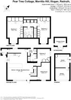 Pear Tree Cottage - Floor plan