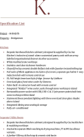 Specification List