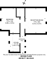 Floorplan area for info only, not for £/sq. ft valuation