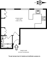 Floorplan area for info only, not for £/sq. ft valuation
