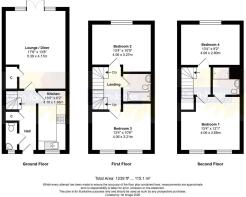 Floorplan - 14, Thompson Grove, Littlehampton, BN1