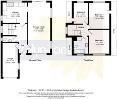 Floorplan - 158, Timberleys, Littlehampton, BN17 6