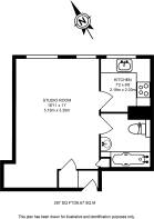 Floorplan area for info only, not for £/sq. ft valuation