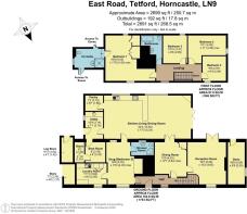 East Road, Manor Farm, Tetford, DRAFT FLOOR PLANS.