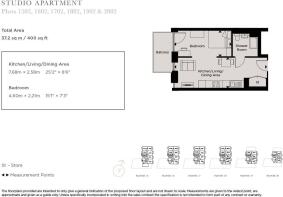 The Acer Apartments Plot F1502 - Floor Plan