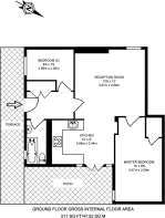 Floorplan area for info only, not for £/sq. ft valuation