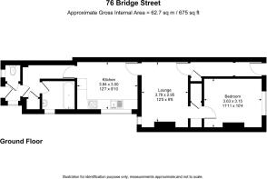 76 Bridge Street, Osney Island, Oxford FLOOR PLAN.