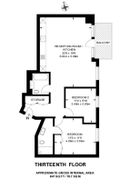 Floorplan area for info only, not for £/sq. ft valuation