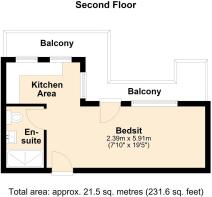 Apartment 8 , Canal View, 4 Mill Terrace, Leamingt