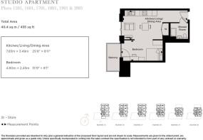 The Acer Apartments Plot F2001 - Floor Plan