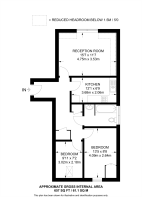 Floorplan area for info only, not for £/sq. ft valuation