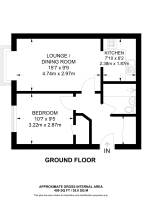 Floorplan area for info only, not for £/sq. ft valuation