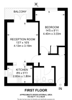 Floorplan area for info only, not for £/sq. ft valuation
