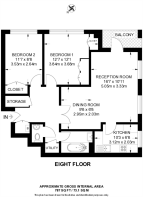 Floorplan area for info only, not for £/sq. ft valuation