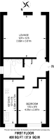 Floorplan area for info only, not for £/sq. ft valuation
