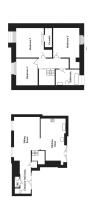 Pendarves Cottage - Floor plan upright