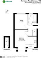Floorplan area for info only, not for £/sq. ft valuation