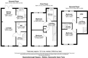 Queensborough Square , Walker, Newcastle Upon Tyne