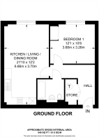 Floorplan area for info only, not for £/sq. ft valuation