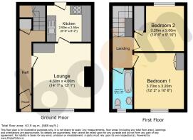 Mair Ave, Dalry Floorplan