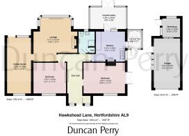 18 Hawkshead Lane, Hertfordshire AL9 - floor plan.