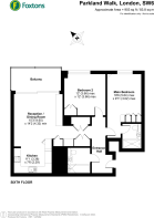 Floorplan area for info only, not for £/sq. ft valuation